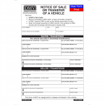 Oregon DMV Form 735-6890. Notice of Sale or Transfer of a Vehicle (THIS IS NOT A BILL OF SALE)