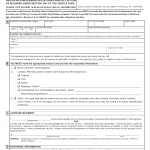 PA DOT Form DL-16LC. Acknowledgement of Suspension / Revocation / Disqualification As Required Under Section 1541 of The Vehicle Code