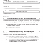 PA DOT Form DL-711C. School Bus Driver Instructor Coordinator Certification