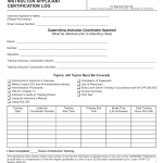 PA DOT Form DL-712. Instructor Applicant Certification Log