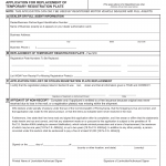 PA DMV Form MV-351A. Application for Replacement of Temporary Registration Plate