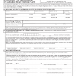 PA DMV Form MV-46. Application for Replacement of Illegible Registration Plate