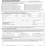 PA DMV Form MV-904D. Application For Personalized Dealer Registration Plates