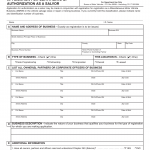 PA DMV Form MV-951. Application for Certificate of Authorization as a Salvor