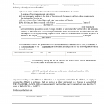 GA DMV Form PT-472NS Non-Resident Service Members Affidavit for Title Ad Valorem Tax on Motor Vehicles