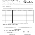 FS Form 1522. Special Form of Request for Payment of United States Savings