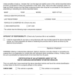 SCDMV Form 4038. Affidavit for Rebuilt or Homemade Vehicle