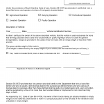 SCDMV Form 4042. Application for Special Farm Truck License