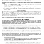 SCDMV Form 412-IS. Certificate of Vision Examination Instruction Sheet