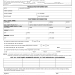 SCDMV Form CM-002. Information About Multiple Customer Numbers