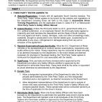 SCDMV Form DL-304E. Non-Commercial Third Party Tester Agreement