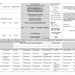 SCDMV Form IRP Schedule C. Supplemental Application for Apportioned Registration