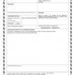 Dangerous Goods Declaration (DGD)