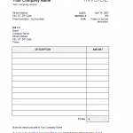 Invoice sample template