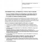 Form SSA-1372-BK. Advanced Notice of Termination of Child's Benefits