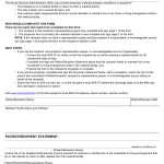 Form SSA-186. Temporary Institutionalization Statement to Maintain Household and Physician Certification