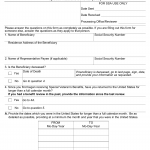 Form SSA-2010. Statement for Determining Continuing Entitlement for Special Veterans Benefits (SVB)