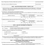 Form SSA-2512. Pre-1957 Military Service Federal Benefit Questionnaire
