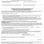 Form SSA-4111. Certification of Election for Reduced Widow(er)'s and Surviving Divorced Spouse's Benefits