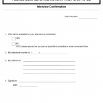 Form SSA-8552. Interview Confirmation