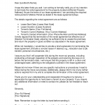 Termination of Rental Agreement Letter by Tenant