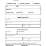 Form TR-207. Bill of Sale