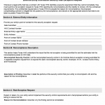 TX HHS Form 0020. External Entity Information Security Risk Exception Request