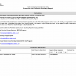 TX HHS Form 1060. Health and Developmental Services (HDS) Promotion and Outreach Quarterly Report Promotion and Outreach Quarterly Report