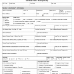 TX HHS Form 1063. Individual Profile  Nursing Facility