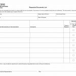 TX HHS Form 2033. Requested Documents List