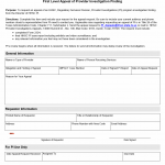 TX HHS Form 2324. First Level Appeal of Provider Investigation Finding