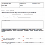 TX HHS Form 2327-A. Room and Board Amendment to the Individual or Member and Provider Agreement