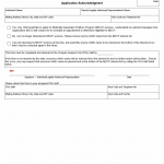 TX HHS Form 2602. Application Acknowledgment