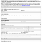 TX HHS Form 2818. Critical Incident Report
