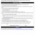 TX HHS Form 2987. Parent's Rights