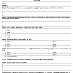 TX HHS Form 3005. Crisis Plan