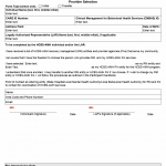 TX HHS Form 3022. Provider Selection