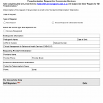 TX HHS Form 3036. Preauthorization Request for Conversion Services