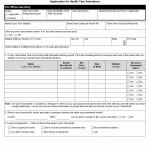 TX HHS Form 3064. Application for Health Care Assistance