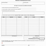 TX HHS Form 3085. Statement of Self-Employment Income