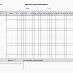 TX HHS Form 3092. Medication Administration Record