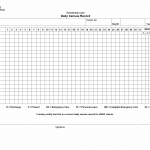 TX HHS Form 3251.Residential Care Daily Census Record