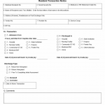 TX HHS Form 3618. Resident Transaction Notice