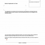 TX HHS Form 3622. Denial of Application for CLASS