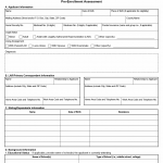 TX HHS Form 3657.  Pre-Enrollment Assessment