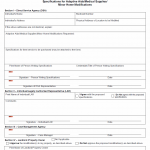 TX HHS Form 3849-A. Specifications for Adaptive Aids/Medical Supplies/Minor Home Modifications
