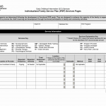 TX HHS Form 4207. Individualized Family Service Plan (IFSP) Services