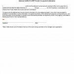 TX HHS Form 5004. Optional COVID-19 CHIP Provider Co-payment Attestation