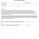 TX HHS Form 5010. Enrollment Systems Attestation