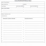 TX HHS Form 5012. Contract Monitoring Visit Summary Report